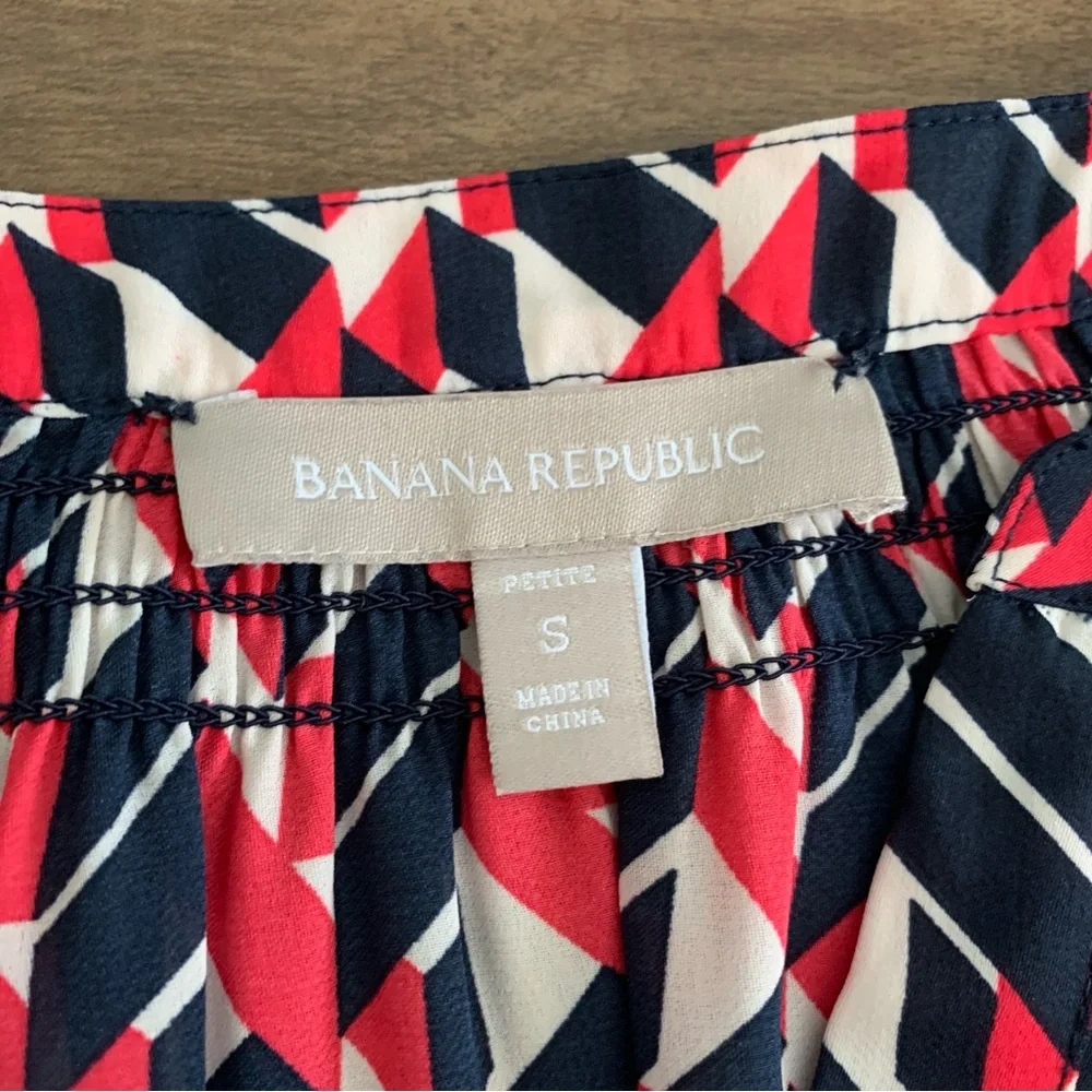 Banana Republic PETITE small Bundle 2 tunic tops shirts PS - Picture 6 of 6